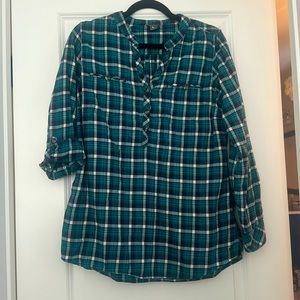 Eddie Bauer Flannel Tunic - Women’s Large